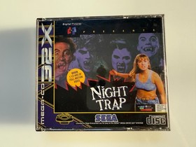 Night Trap Sega Mega CD 32X - UK PAL VGC CIB - High Quality Packing - Tracked