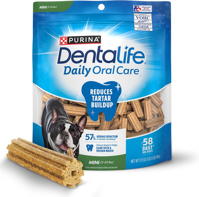 DentaLife Daily Oral Care Dog Treats for Small Dogs 5-20 lbs., Chewy Dental Trea