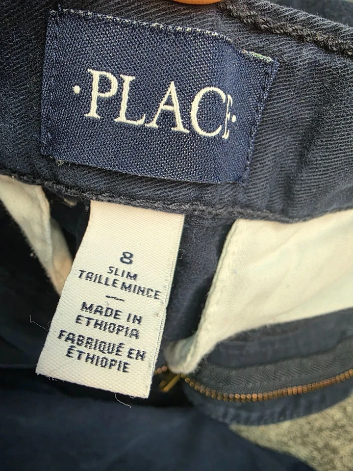 Old Navy Childrens Place Kids Pants Bundle Size 8 Slim Skinny Neutral Colors - Image 3 of 4