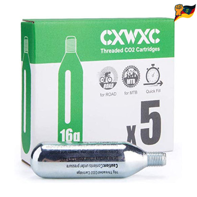 CO2 Kartusche 16g 25g Presta Fahrradpumpe Gewinde