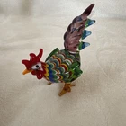 FITZ & FLOYD Glass Menagerie ROOSTER 43/103. NIB! Ready To Display!