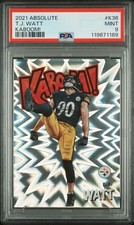 2021 PANINI ABSOLUTE KABOOM! #K36 T.J. WATT PSA 9