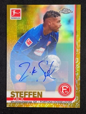 Topps 2019-20 Bundesliga Chrome Zack Steffen Auto /50 Düsseldorf