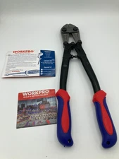 WORKPRO 14" Bolt Cutter Cutting Plier Tool Bi-Material Handle w/Soft Rubber Grip