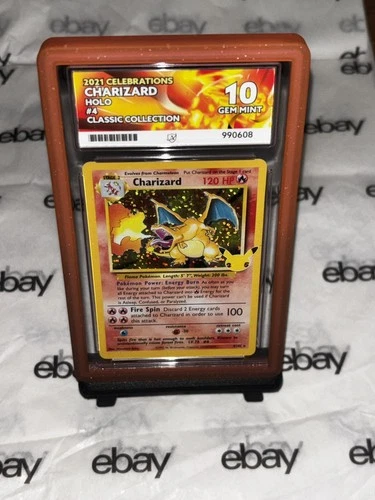 Charizard Graded ACE10 4/102 Celebrations/perfect subs