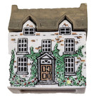 8 Wade England Miniature Village Houses Lot Porcelain Buildings — photo 7