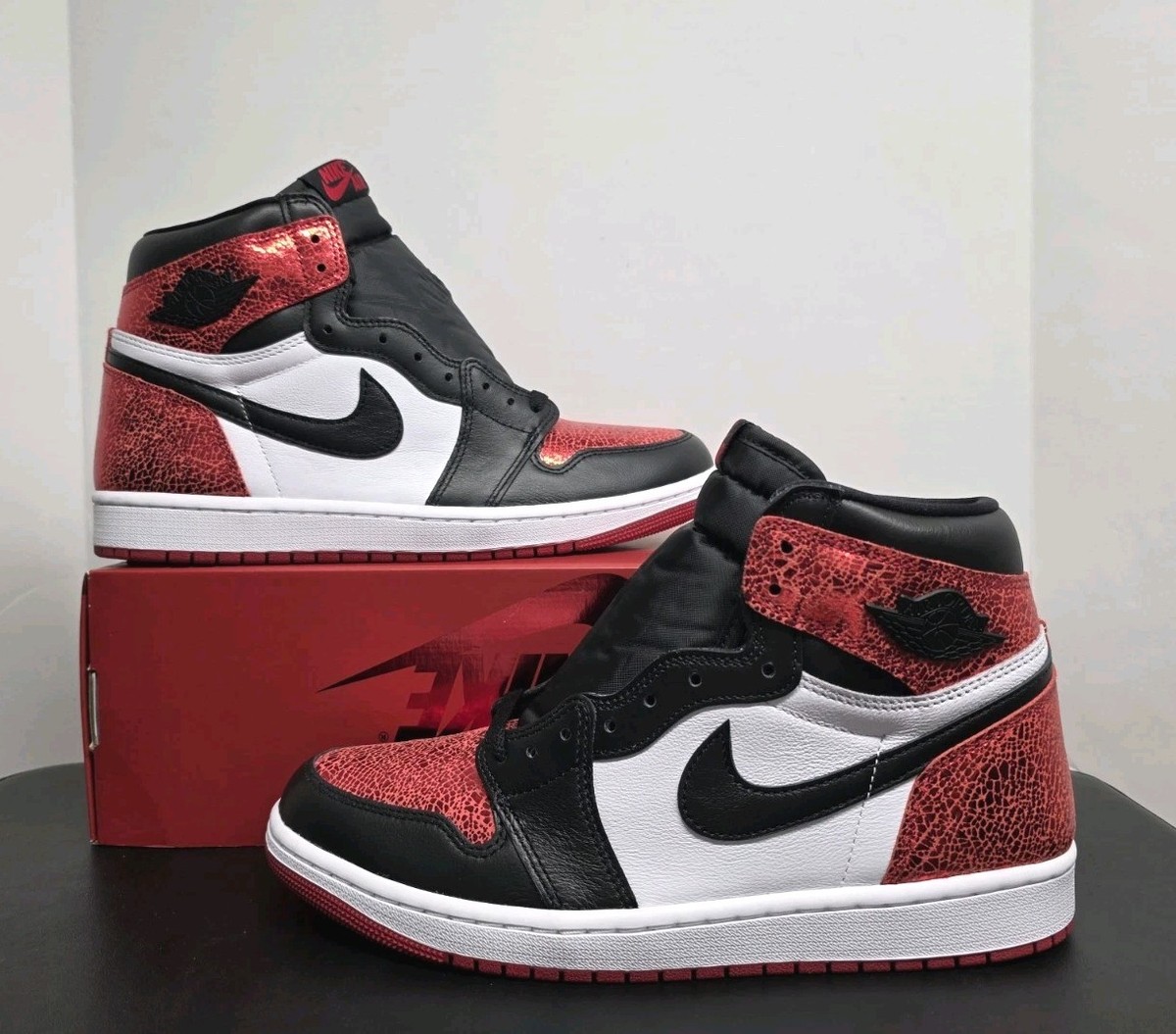 Womens Air Jordan 1 Retro High OG FD2596-602 Red Black White Sz