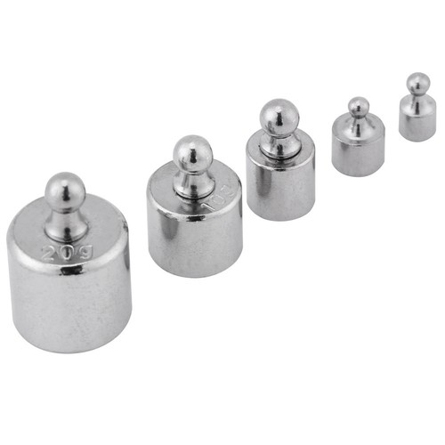 5Pcs 1g 2g 5g 10g 20g Grams Precision Calibration Scale Weight Test Set Kit New - Picture 3 of 10