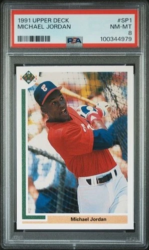 1991 Upper Deck - Short Print Michael Jordan #SP1 PSA 8