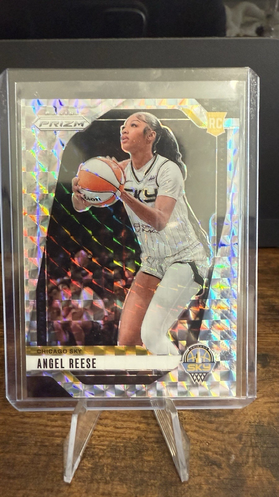 2024 Panini WNBA Prizm Basketball #10 Angel Reese 1/3 !!!! Mosaic 1/3 SSP Rare
