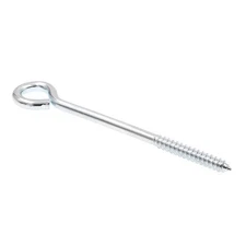 Prime-Line 9067694 Screw Eye, Lag Thread, 5/16 in X 6 in, Zinc Plated Steel, ...