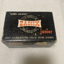 Vintage Zadiix Junior 35MM Slide Viewer, in Original Box