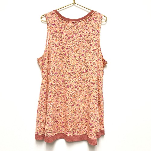 LOGO Lounge Lori Goldstein Sleeveless Tunic Tank Swing Top Plus Size 2X Pockets - Bild 6 von 12