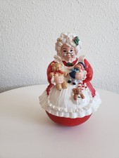 Vintage Mrs. Claus S.Francisco Music Box Co Rotating Christmas Figurine G7a3
