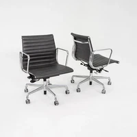 2012 Herman Miller Eames Aluminum Group Management Desk Chair Dark Grey 6x Avail