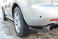 Maxton Design Diffusor Flaps Passend FüR Mazda CX-7 Schwarz Hochglanz
