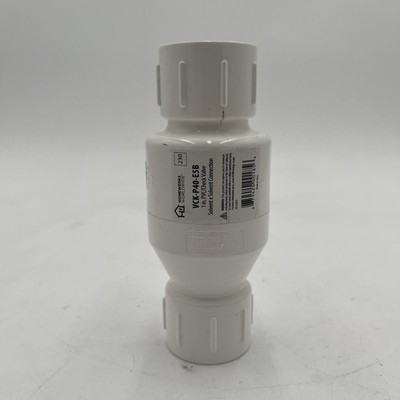 NEW!! 3 Pack HOMEWERKS PVC Schedule 40 1-Inch in-Line Check Valve -  VCKP40E5B