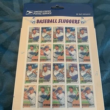 SCOTT # 4080-83-BASEBALL SLUGGERS-PANE OF (20) 39 CENT STAMPS-MNH
