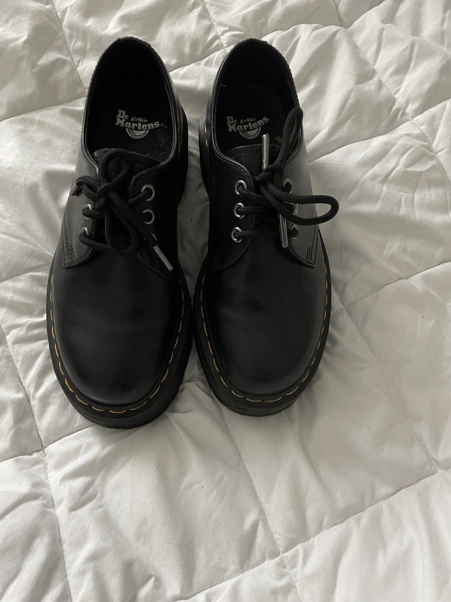 doc martens 1461 SMOOTH LEATHER PLATFORM SHOES | eBay display picture 3