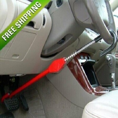 The Club Pedal To Steering Wheel Lock Vehicle Anti-Theft Device Fits Most Cars