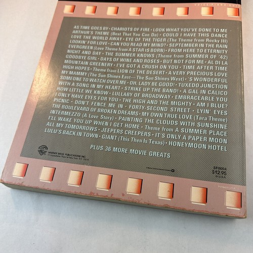The Great American Movie Book 90 Songs Voice Piano Guitar Warner Brothers 1983 - Picture 7 of 12