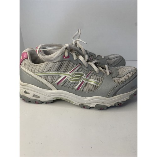Womens Skechers Sport Gray Size 6 - Picture 3 of 10