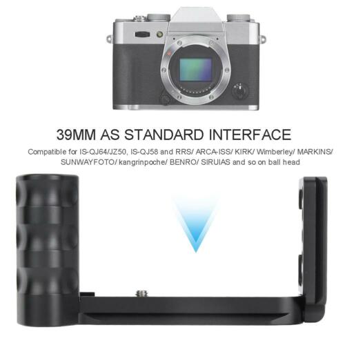 Metal Quick Release L-plate Bracket Hand Grip Holder for Fuji XT10 XT30 Cameras - Afbeelding 1 van 8