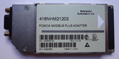 MODICON 416-NHM-212-03 416NHM21203 Modbus plus adapter PCMCIA