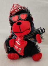 Dan Dee Plush Animated Singing Gorilla Valentines "Don't Worry Be Happy" Tags