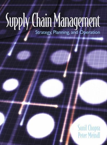 Supply Chain Management : Strategy, Planning and Operation by Peter ...