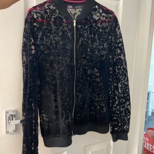 zara lace jacket