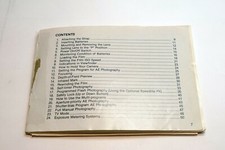 Ricoh AF camera Owner's Manual Guide instructions English - incomplete