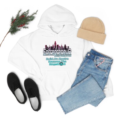 Entrepreneur Build An Empire Become The Emperor Hoodies with Front and Back Logo