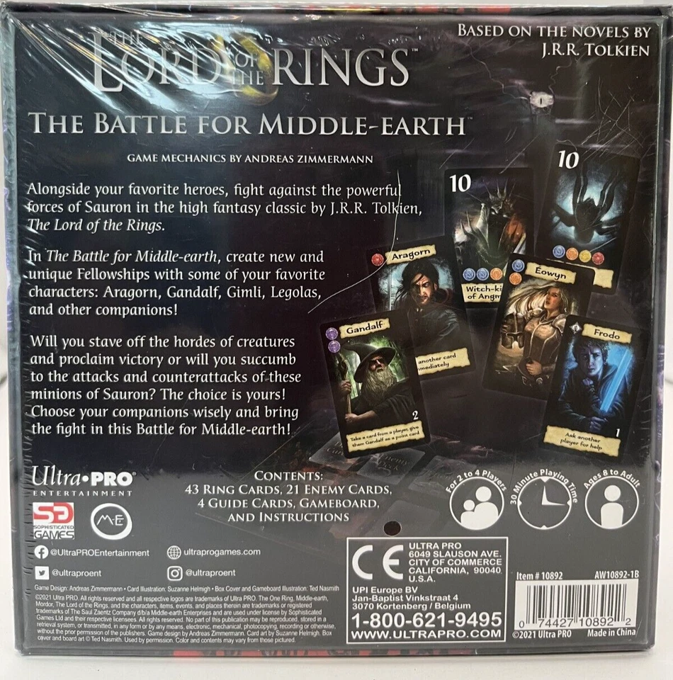 The Lord of the Rings Battle for Middle Earth Card Game Build Fellowship - Image 2 of 2
