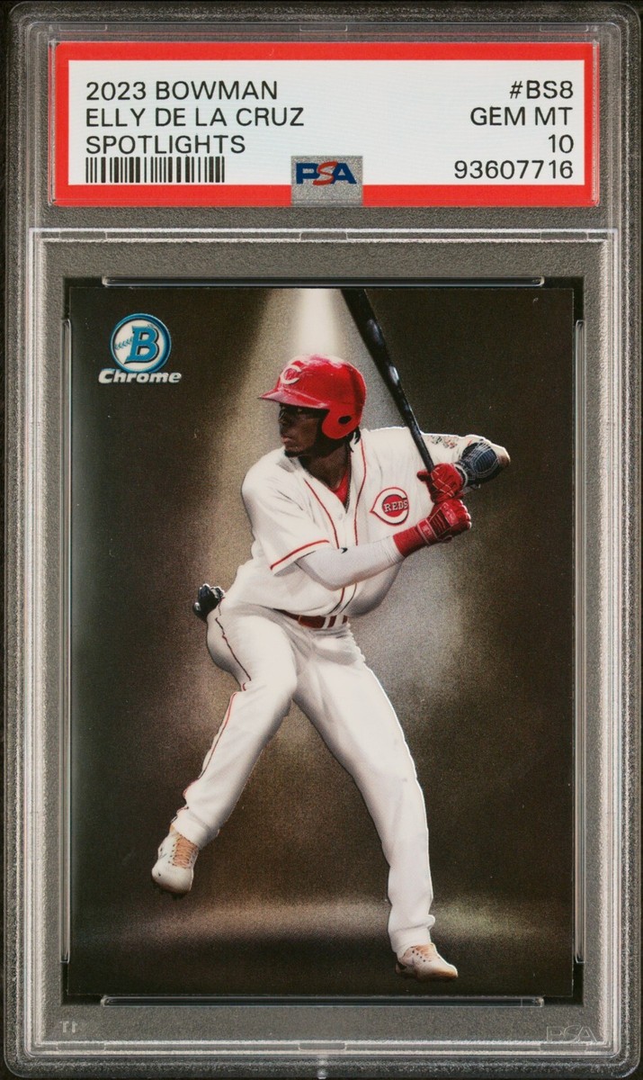 ELLY DE LA CRUZ 2023 Bowman Chrome #BS-8 Spotlights Rookie RC PSA