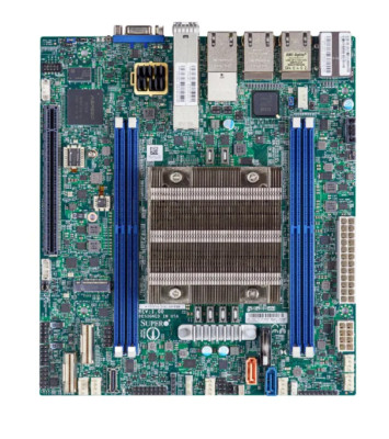 SuperMicro X12SDV-4C-SPT8F Micro-ATX Xeon D-2712T Motherboard