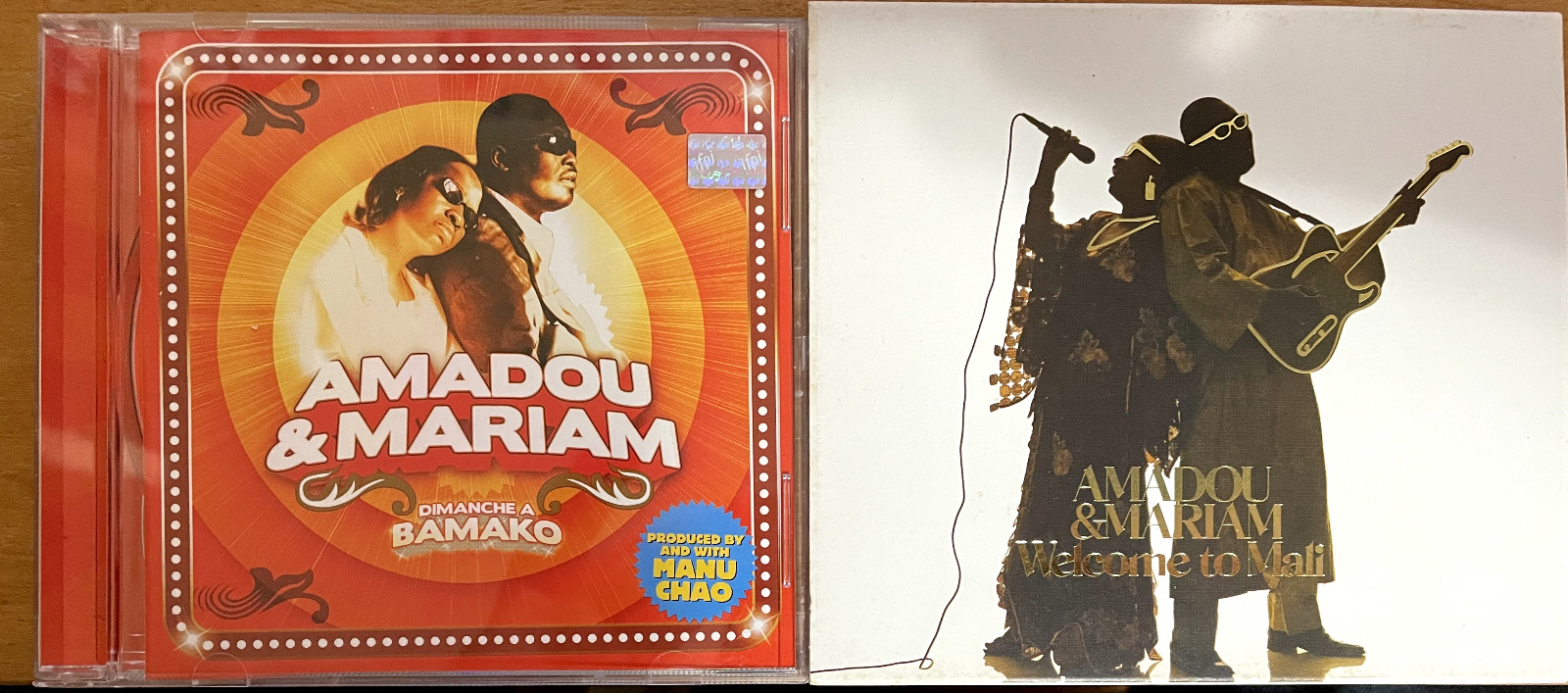 Amadou & Mariam – 2 CD LOT - Dimanche À Bamako & WELCOME TO MALI - CD'S