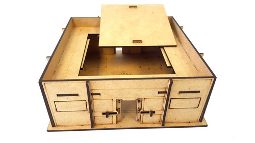 Infinity the game 8x8 Square ITS Building 28mm Terrain - Picture 4 of 4