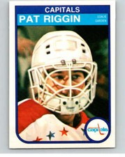 1982-83 O-Pee-Chee #372 Pat Riggin  Washington Capitals V59737