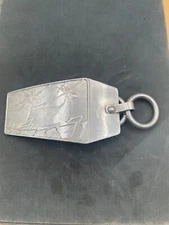 Vtg Aluminum Gazelle Belt Buckle