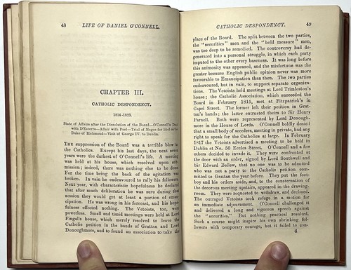 1888 LIFE OF DANIEL O'CONNELL HAMILTON IRISH HISTORY BIOGRAPHY POLITICS 1ST RARE - Picture 10 of 15