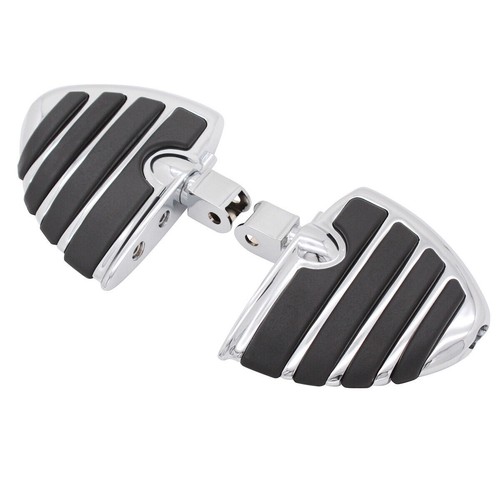 1 Pair Chrome Front Foot Pegs Rests For 2002-2008 Honda VTX 1800 C/F Models - Picture 5 of 8