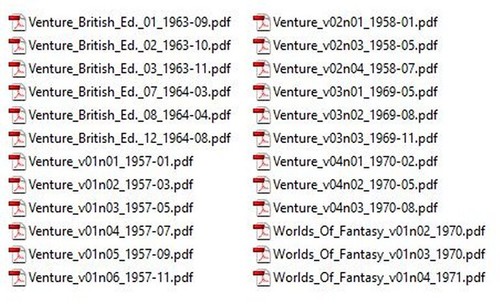 VENTURE SCIENCE FICTION MAGAZINE 21 Classic Issue Collection On USB Flash Drive - Picture 3 of 12