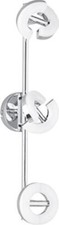Fischer & Honsel Deckenleuchte Donut 3 flammig Chrom warmweiß LED verstellbar