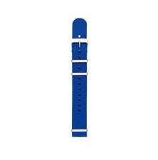 NEW FOSSIL 18MM BLUE POLYESTER WATCH STRAP,BAND-S181118