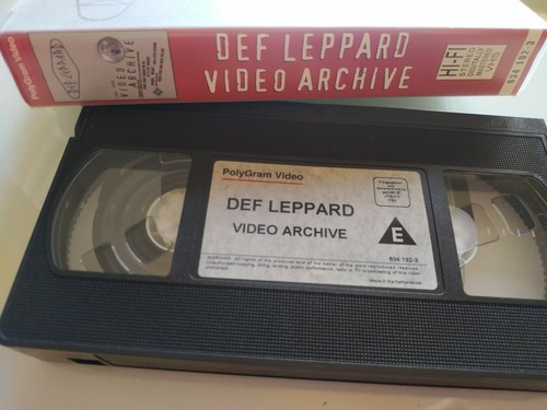 Def Leppard 1993-1995 Video Archive - Polygram - VHS Tape v. O - Picture 5 of 5