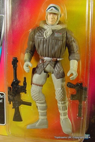 STAR WARS POTF2 HAN SOLO in Hoth Snow gear Outfit MOC New! - Picture 2 of 2