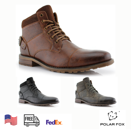 Polar Fox Mith Mens Distressed Ankle Boots size 10 SKU 8824 Polar Fox Mitch Men main image 2