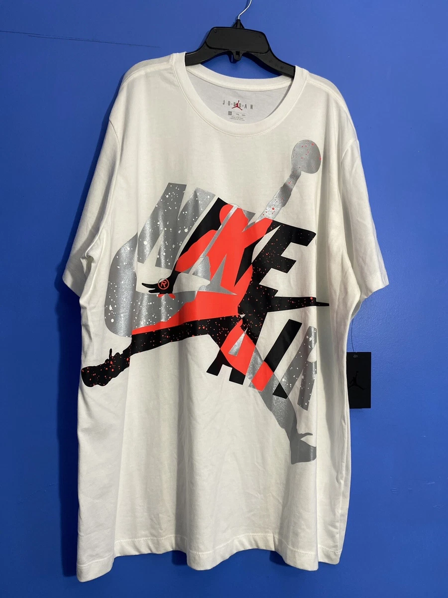 RARE Nike Mens Air Jordan Jumpman Flight Short Sleeve Tee CT6751 100 Size XL