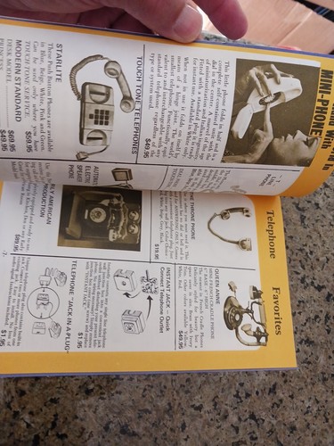 Grandcom Inc Rotary Telephones ad, 15 Pg Catalog vintage print 1970s retro NM - Picture 5 of 11